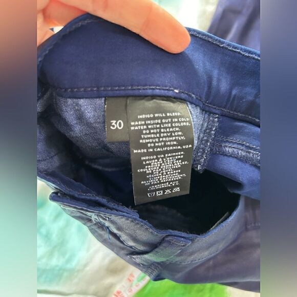 J Brand Maria Coated High Rise Skinny Jeans in Blueberry - Picture 10 of 12